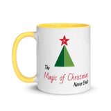 Christmas Gift Mug "Magic of Christmas" Holiday Season gift Mug with Color Inside