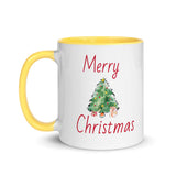 Christmas Mug " Wonderful Time" Holiday Season Gift Mug with Color Inside