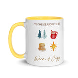 Christmas Gift Mug "Warm & Cozy" Creative Holiday Season Coffee Mug