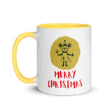 Christmas Gift Mug "Merry Christmas" best gift Mug for holiday season with Color Inside