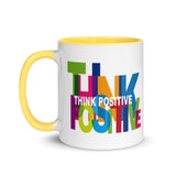 Motivational  Mug "THINK POSITIVE" Inspiring Law of Affirmation Coffee Mug
