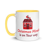 "Christmas Miracle " Coffee Mug best Christmas Gift Coffee Mug with Color Inside