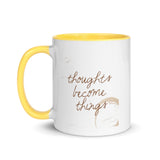 Motivational  Mug "THOUGHTS BECOME THINGS" Law of Affirmation  Coffee Mug Dishwasher & microwave safe