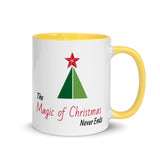 Christmas Gift Mug "Magic of Christmas" Holiday Season gift Mug with Color Inside