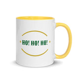 Christmas Gift Mug "Ho Ho Ho" Holiday Season Gift Mug with Color Inside