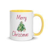 Christmas Mug " Wonderful Time" Holiday Season Gift Mug with Color Inside