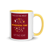 Christmas Gift Mug "Wonderful Time" Best Holiday season gift coffee Mug