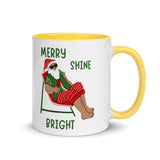 Holiday Season Mug "Merry Shine Bright" best creative Christmas Gift Mug