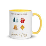 Christmas Gift Mug "Warm & Cozy" Creative Holiday Season Coffee Mug