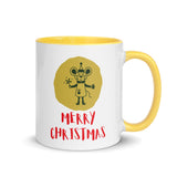 Christmas Gift Mug "Merry Christmas" best gift Mug for holiday season with Color Inside