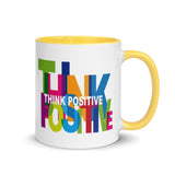 Motivational  Mug "THINK POSITIVE" Inspiring Law of Affirmation Coffee Mug