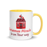 "Christmas Miracle " Coffee Mug best Christmas Gift Coffee Mug with Color Inside