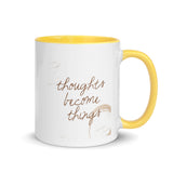 Motivational  Mug "THOUGHTS BECOME THINGS" Law of Affirmation  Coffee Mug Dishwasher & microwave safe