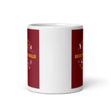 Christmas Mug "Deck The Halls" White glossy mug best for holiday season gift