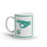 Christmas Gift Mug "Lovely Christmas" Holiday Season White glossy mug