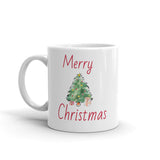 Christmas Mug "Merry Christmas" White glossy mug best gift for Holiday season