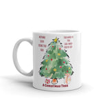 Christmas Mug " Christmas Tree" White glossy mug best gift for Holiday season