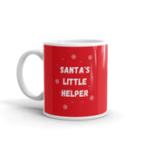 Christmas Gift Mug "Santa's Little Helper" Holiday Season Gift  mug