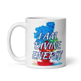 Motivational Mug "I AM DIVINE ENERGY"  Inspiring Law of Affirmation Coffee Mug