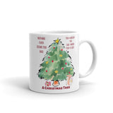 Christmas Mug " Christmas Tree" White glossy mug best gift for Holiday season