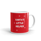 Christmas Gift Mug "Santa's Little Helper" Holiday Season Gift  mug