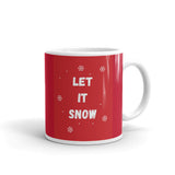 Christmas Gift Mug "Let it Snow" Holiday Season Gift  mug