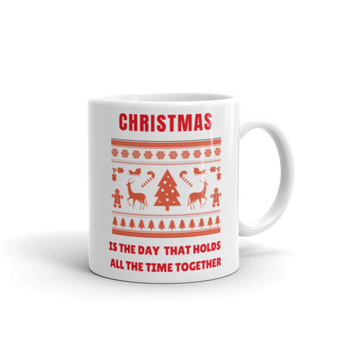 Christmas Gift Mug "Time Together" Creative holiday Season Gift Mug