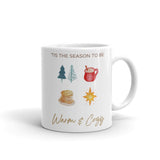 Holiday Season Mug "Warm & Cozy" Creative Christmas Mug as Best Gift