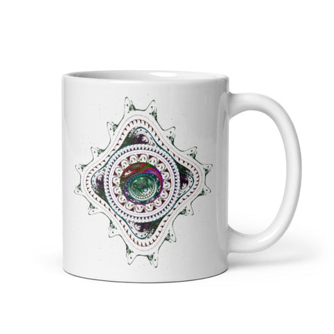 Chakra Coffee Mug "Cosmic Energy" Third eye Healing Coffee Mug