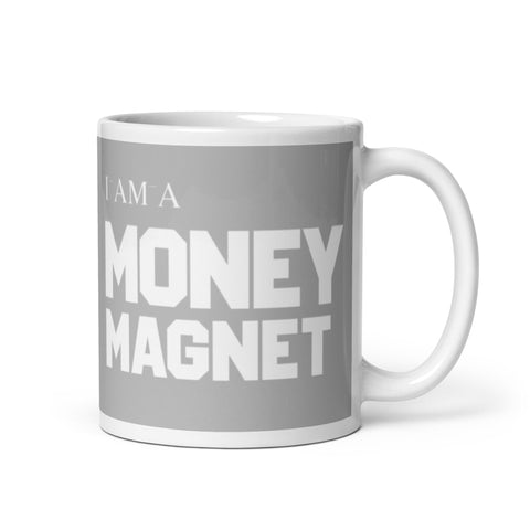 Motivational  Mug " I AM MONEY MAGNET"  Inspiring Law of Affirmation Coffee Mug