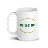 Christmas Gift Mug "Ho Ho Ho" Holiday Season White glossy best gift mug