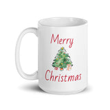 Christmas Mug "Merry Christmas" White glossy mug best gift for Holiday season