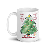 Christmas Mug " Christmas Tree" White glossy mug best gift for Holiday season