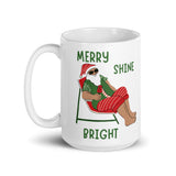 Christmas Gift Mug "Merry Bright Shine" Special Holiday Season Gift Mug