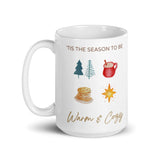 Holiday Season Mug "Warm & Cozy" Creative Christmas Mug as Best Gift