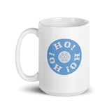 Christmas Gift Mug "Ho Ho Ho" Holiday Season White glossy mug