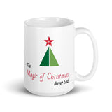 Christmas Gift Mug "Magic of Christmas" Holiday Season Mug White glossy mug