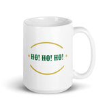 Christmas Gift Mug "Ho Ho Ho" Holiday Season White glossy best gift mug