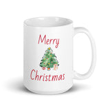 Christmas Mug "Merry Christmas" White glossy mug best gift for Holiday season