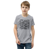 Motivational Youth T-Shirt " Inspiring Dots" Youth Short Sleeve Unisex T-Shirt