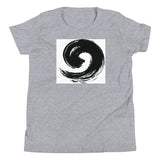 Motivational  Youth T-Shirt "BLACK DRAWING DESIGN" inspirational  Youth Short Sleeve Unisex T-Shirt
