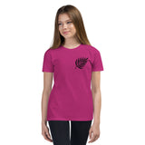 Motivational Youth T-Shirt "Inspiring Leaf"  Youth Short Sleeve Unisex T-Shirt