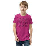 Customized Youth T-Shirt " 3D Box" Motivational design Youth Short Sleeve Unisex T-Shirt