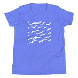 Motivational Youth T-Shirt "Inspiring Wave"  Law of Affirmation Youth Short Sleeve Unisex T-Shirt