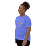 Motivational Youth T-shirt "Rainbow Line" Customized Youth Short Sleeve Unisex T-Shirt