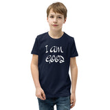 Motivational Youth T-shirt "i Am Good" Inspiring Law of Affirmation Youth Short Sleeve Unisex T-Shirt