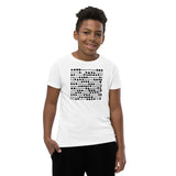 Motivational Youth T-Shirt " Inspiring Dots" Youth Short Sleeve Unisex T-Shirt