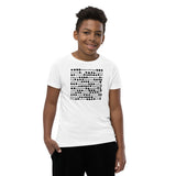 Motivational Youth T-Shirt " Inspiring Dots" Youth Short Sleeve Unisex T-Shirt