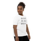 Customized Youth T-Shirt " 3D Box" Motivational design Youth Short Sleeve Unisex T-Shirt